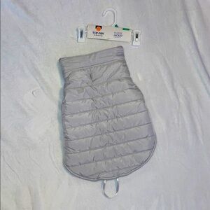 NWT 🦴🐾Top Paw Gray Large Puffer Vest for Dogs